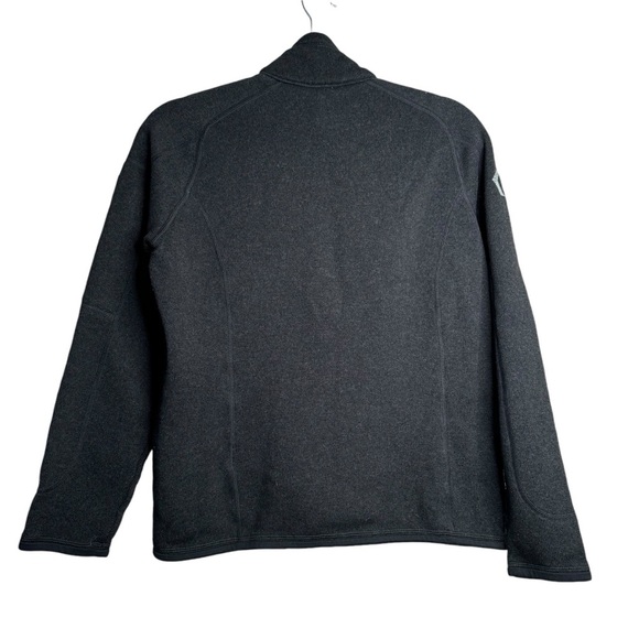 Patagonia Womens Quarter Zip Better Sweater Charcoal Gray M Embroidered - Picture 5 of 9